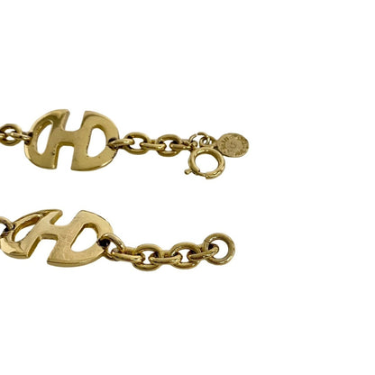 Celine Logo Motif Gp Bracelet Bangle Accessory Gold
