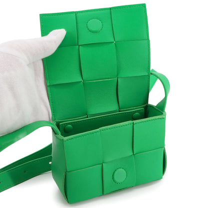 Bottega Veneta Intrecciato Candy Cassette Leather Shoulder Bag