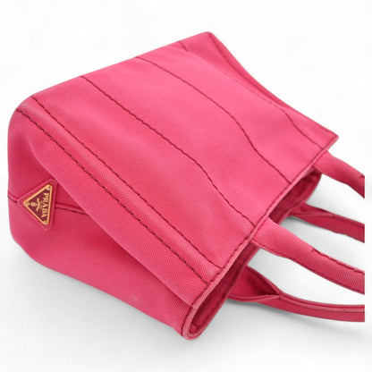 Prada Mini Canapa Denim X Pink Handbag