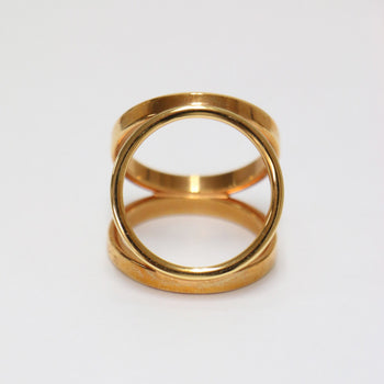 Hermes Hermes Scarf Ring 90 Trio Clasp Gold
