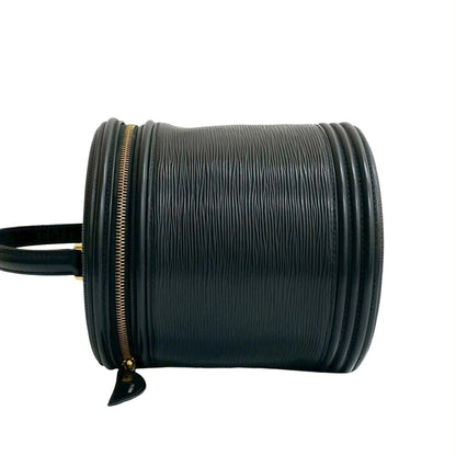 Louis Vuitton Vintage Cannes Epi Leather Handbag Vanity Bag Noir Black 13489