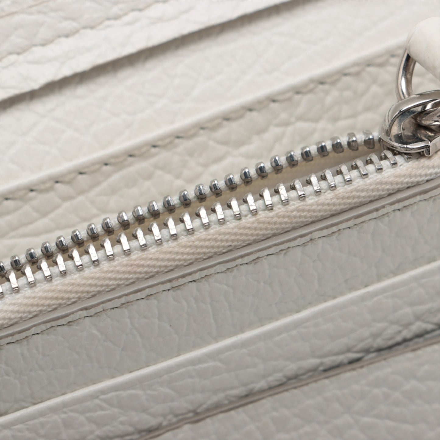 Maison Margiela 4-Stitch Chain Wallet Leather Bifold Crossbody Shoulder Bag