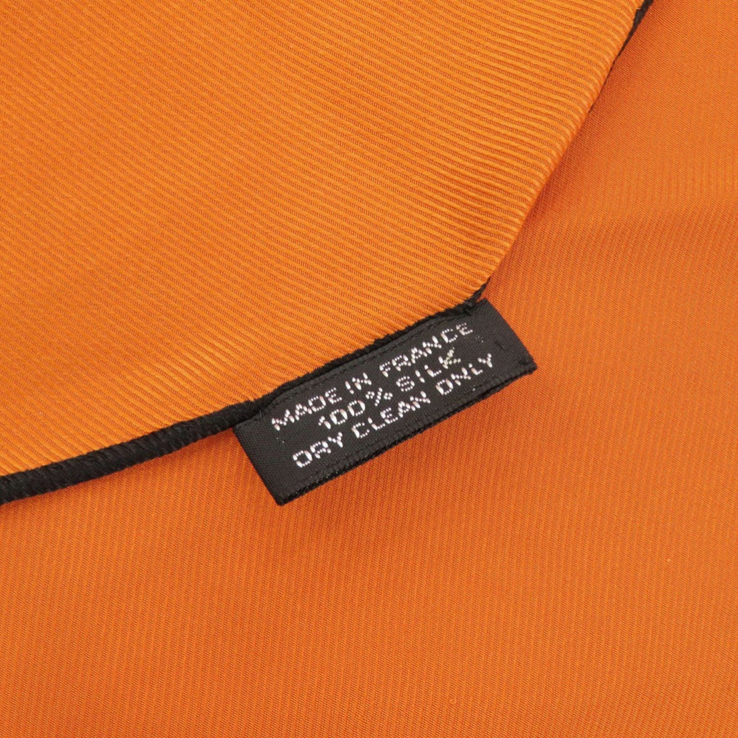 Hermes Losange Silk Orange Scarf Muffler 0082 Hermes