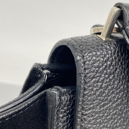 Celine Trapeze Handbag In Suede And Leather