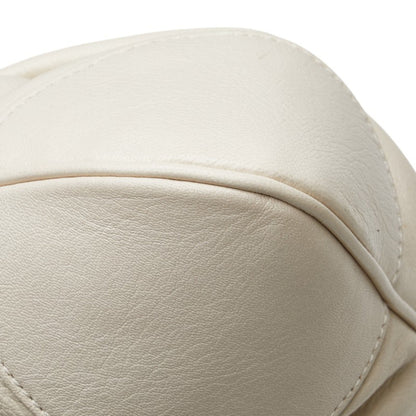 Salvatore Ferragamo Gancini Handbag Au-21 6317 White Leather