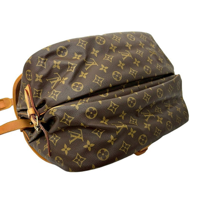 Louis Vuitton Vintage Saumur 35 Monogram Leather Shoulder Bag/Body Bag Brown 39143