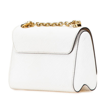 Louis Vuitton Epi Twist Pm Crossbody Chain Shoulder Bag M59886 White Leather