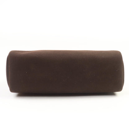 Hermes Airbag Pm Toile Officier Vibrato Shoulder Bag With Gold Hardware