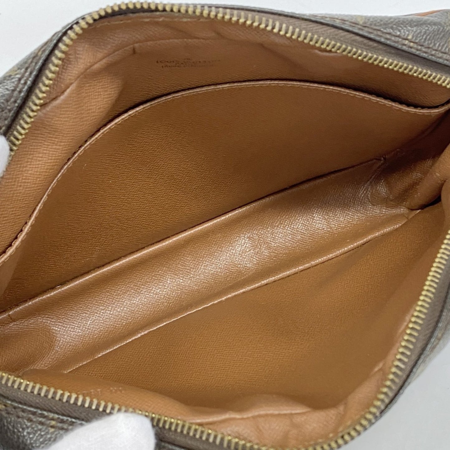 Louis Vuitton Monogram Compigne 23 Clutch Bag M51847 Brown