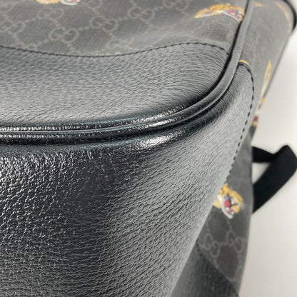 Gucci 696013 Interlocking G Medium Tiger Backpack In Gg Supreme Canvas