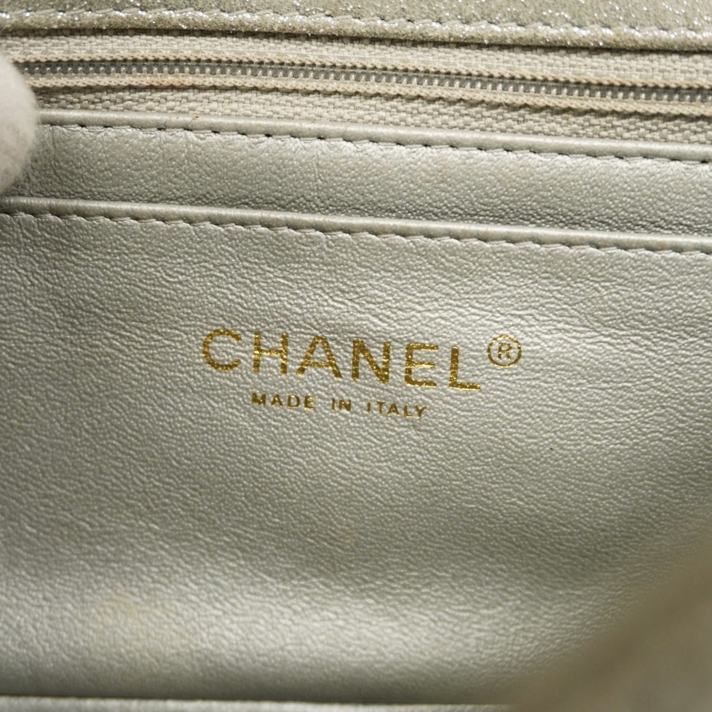 Chanel Mini Matelasse Shoulder Bag With Double Chain