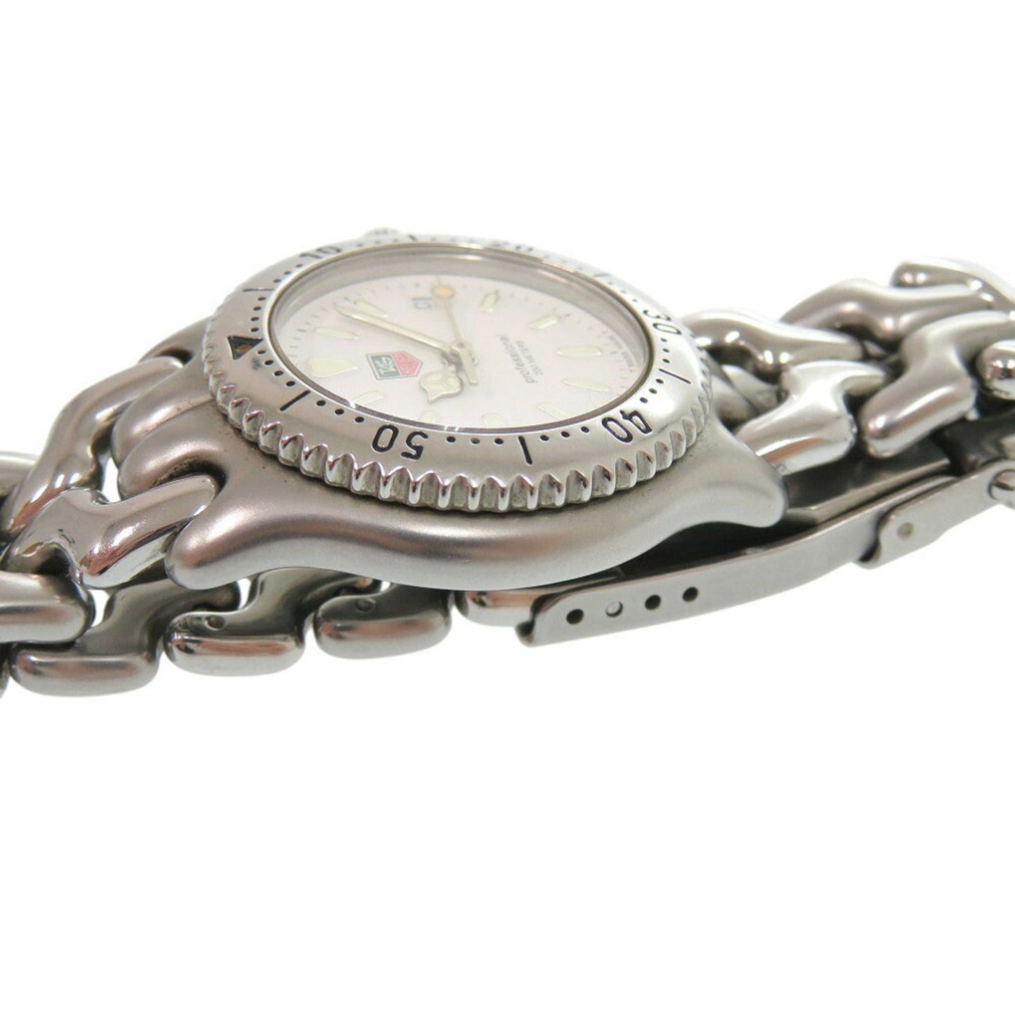 Tag Heuer Sel S99.015 Stainless Steel White Quartz Watch