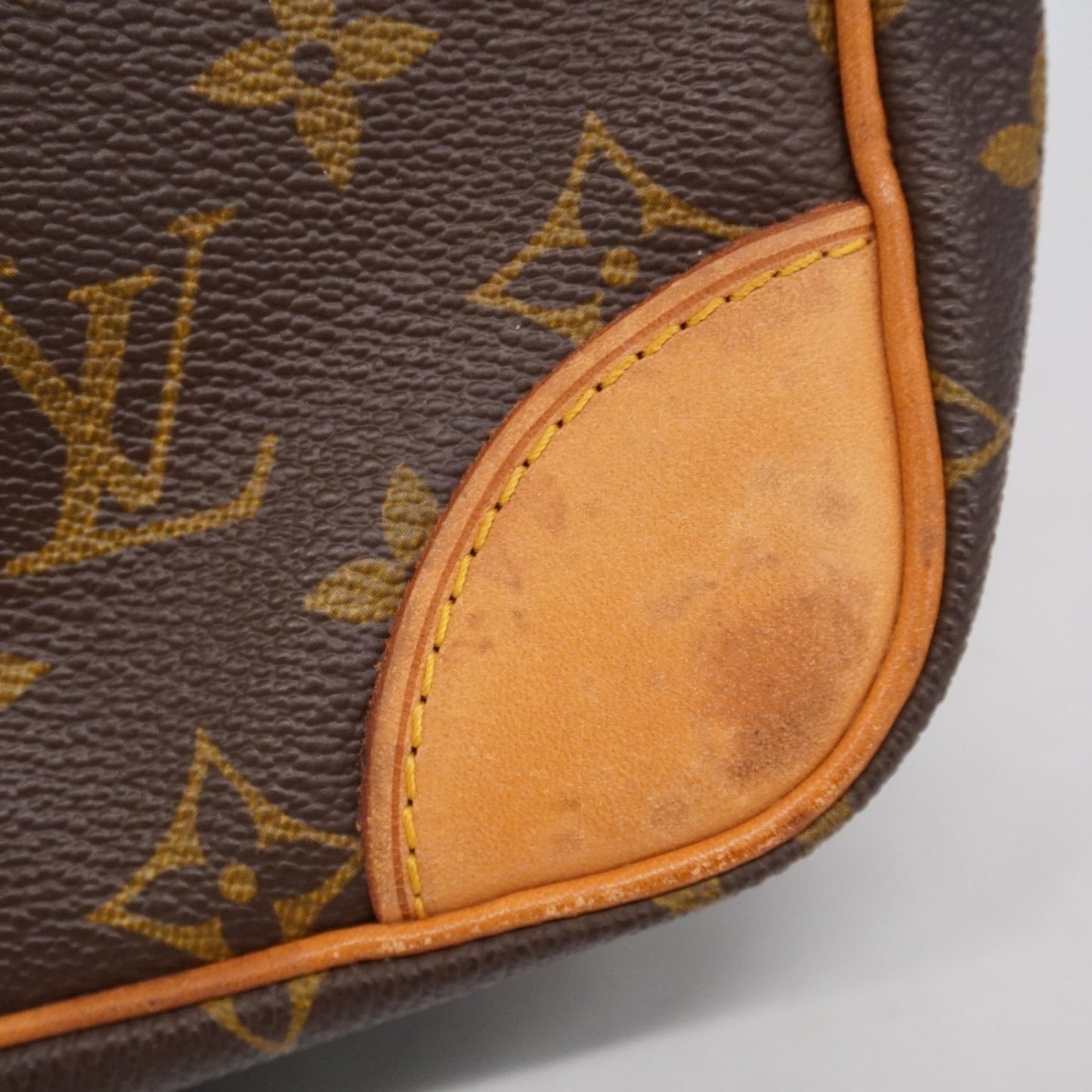 Louis Vuitton Monogram Compigne 28 Clutch Bag M51845 Brown