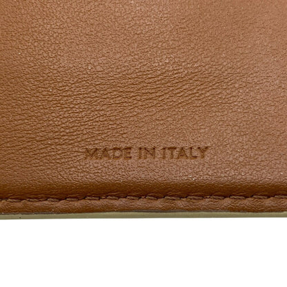 Celine Small Flap Wallet Compact Triomphe Trifold White