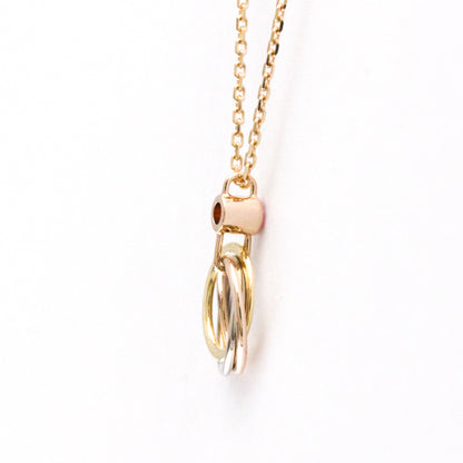 Cartier Baby Trinity Necklace 1P Pink Sapphire Pink Gold (18K)