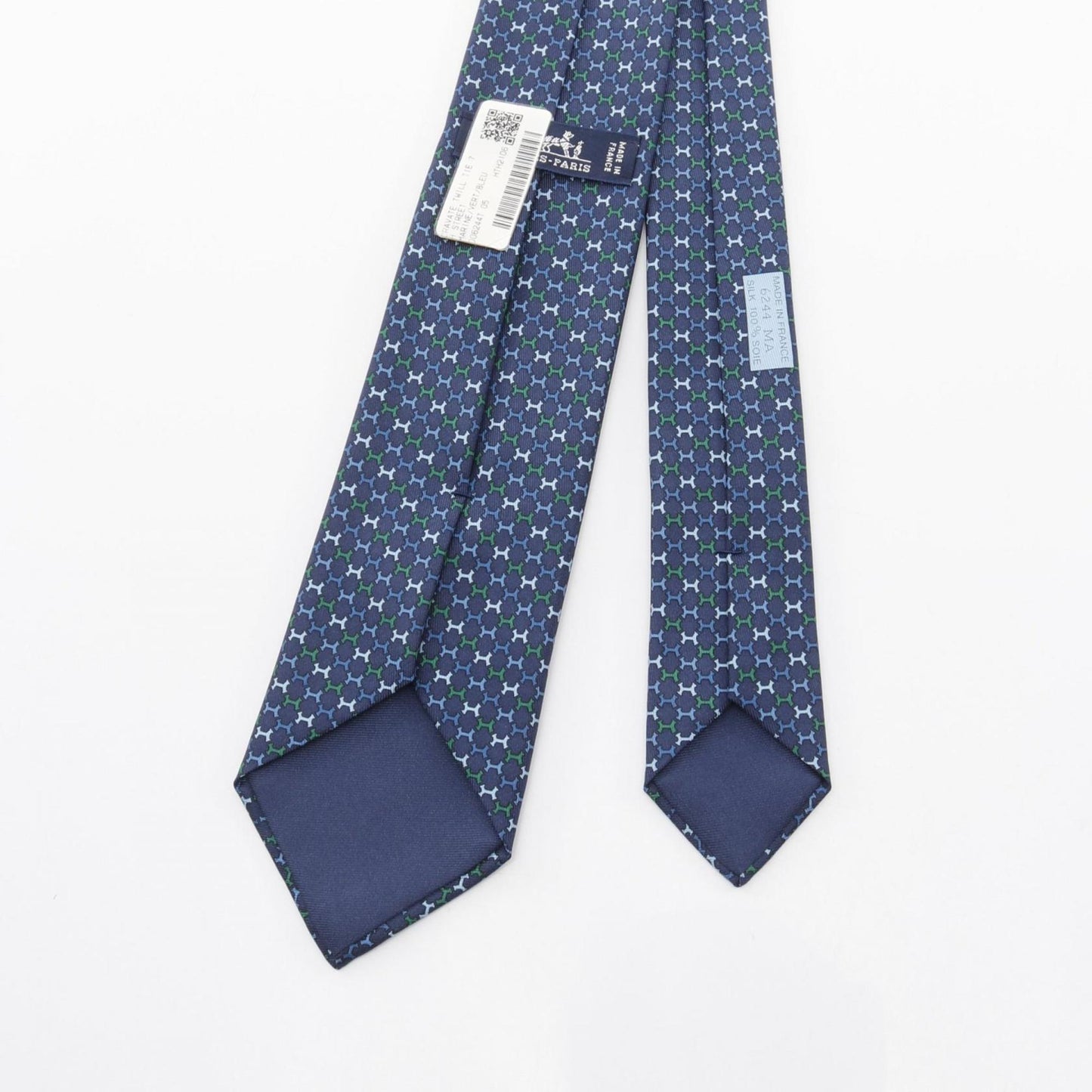Hermes Herms H Street Silk Tie For Men