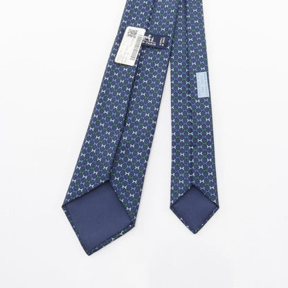 Hermes Herms H Street Silk Tie For Men