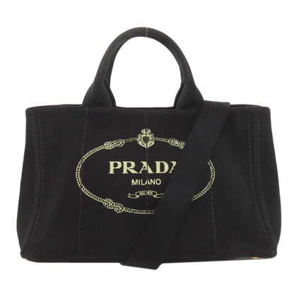 Prada Canapa 2-Way Handbag Canvas