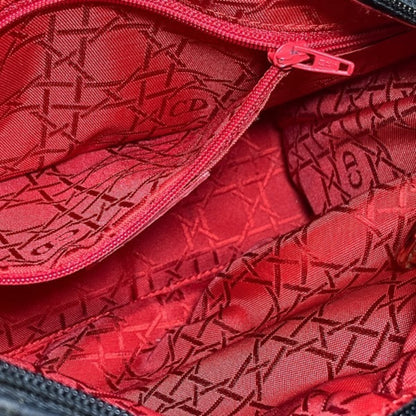 Christian Dior Dior Cannage Lady Black Canvas Bag Handbag