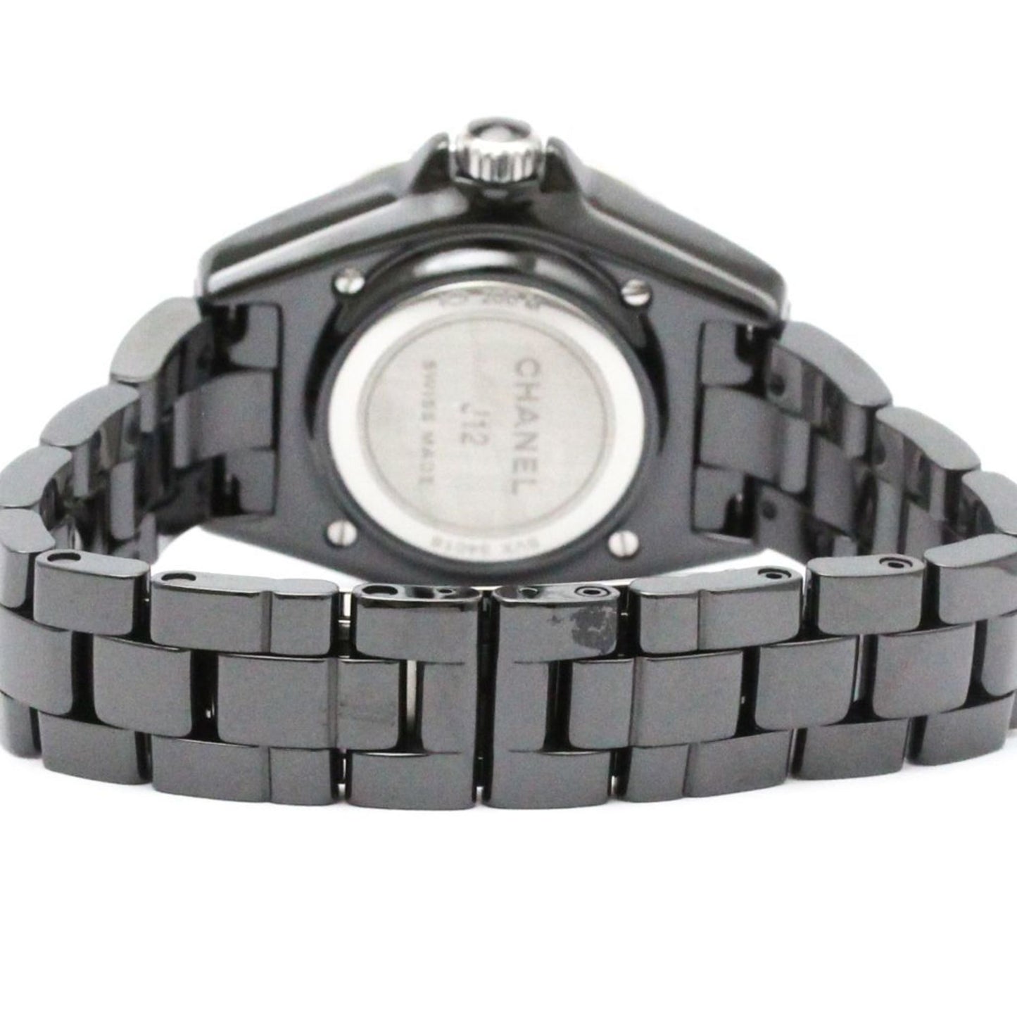 Chanel J12 Phantom Ceramic Quartz Watch H6346 Polished