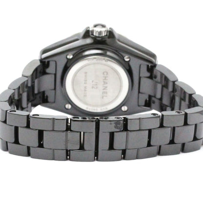Chanel J12 Phantom Ceramic Quartz Watch H6346 Polished