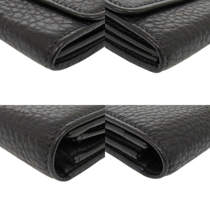 Bvlgari Monete 35963 Black Leather Long Wallet 1036 Bvlgari