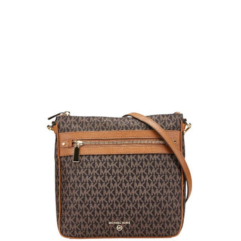 Michael Kors Signature Crossbody Shoulder Bag In Black