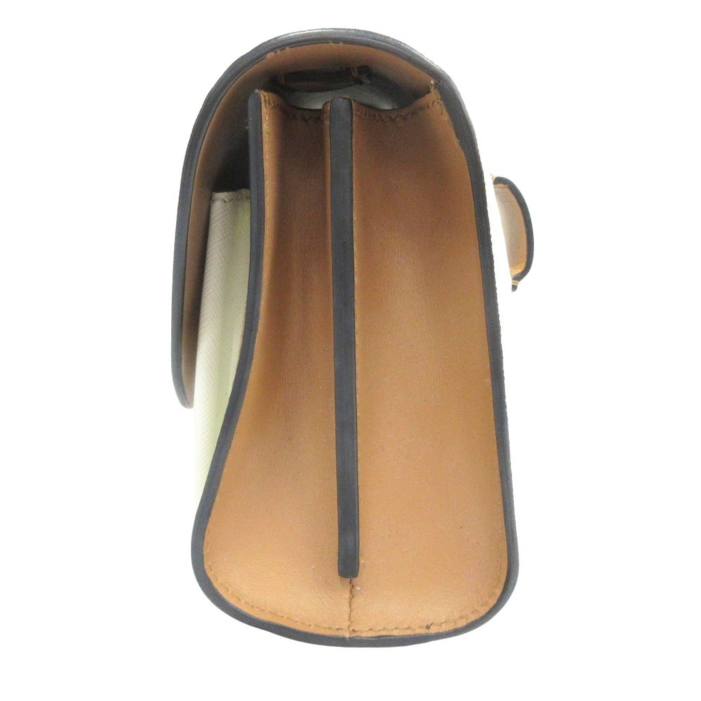 Marni Leather 2Way Waist Pouch Shoulder Body Bag White Brown