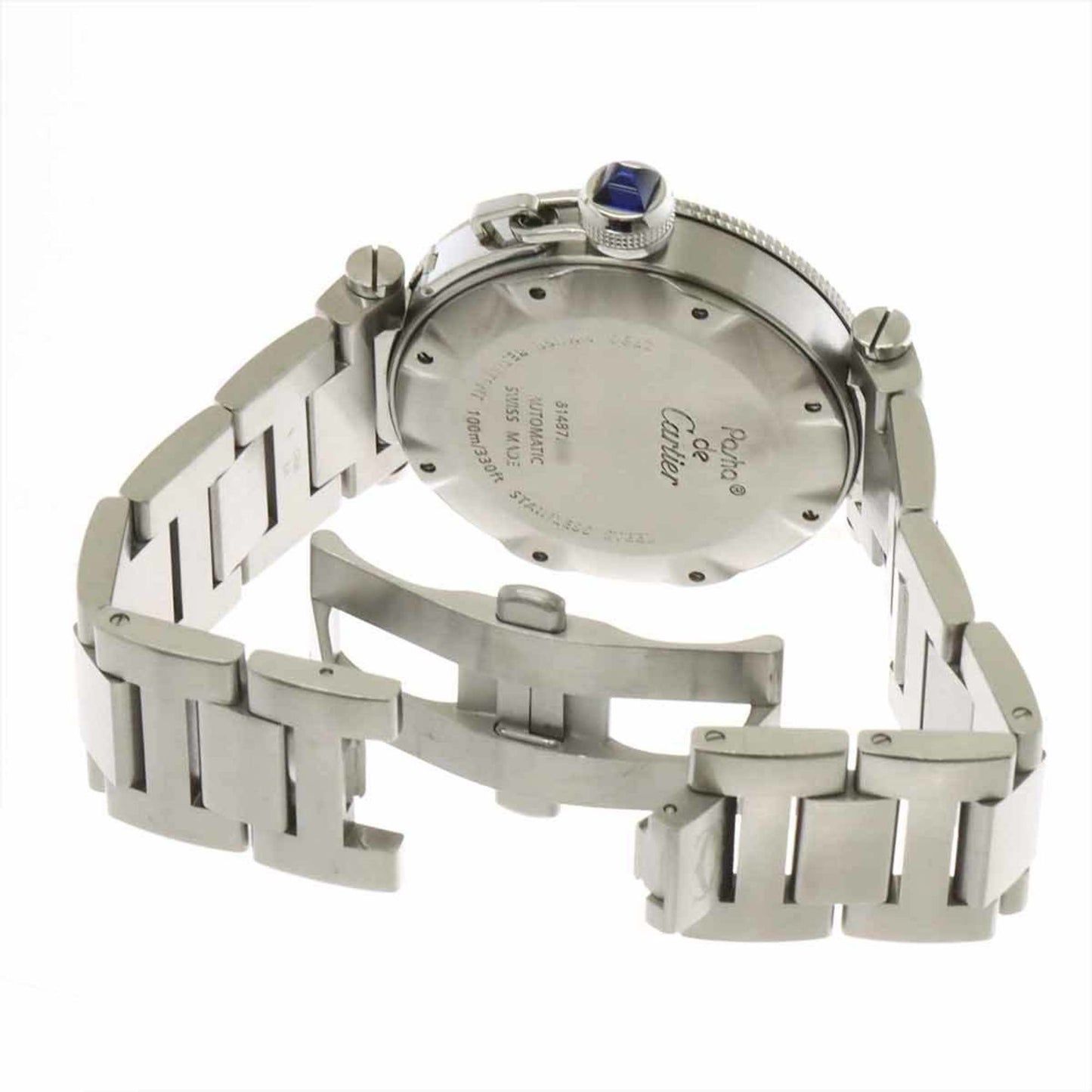 Cartier Pasha Seatimer W31080M7 Men'S Watch With Date Display