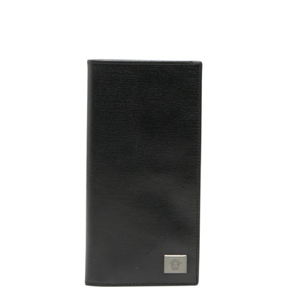 Versace Medusa Long Wallet Black Leather