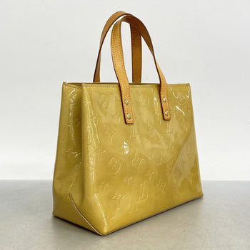 Louis Vuitton Vernis Reed Pm Handbag M91144 Beige
