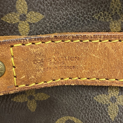 Louis Vuitton Monogram Keepall Bandouliere 55 Boston Bag M41414 Brown