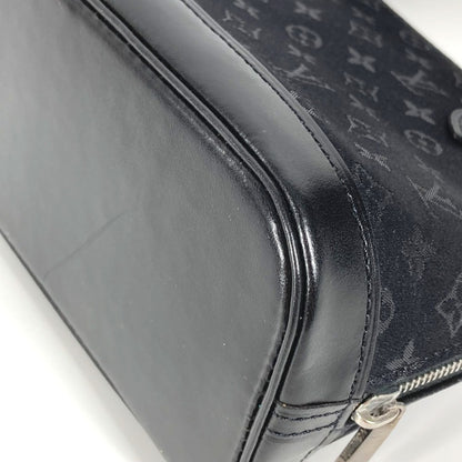 Louis Vuitton M92146 Monogram Satin Little Alma Bag Mini Pouch Handbag Leather