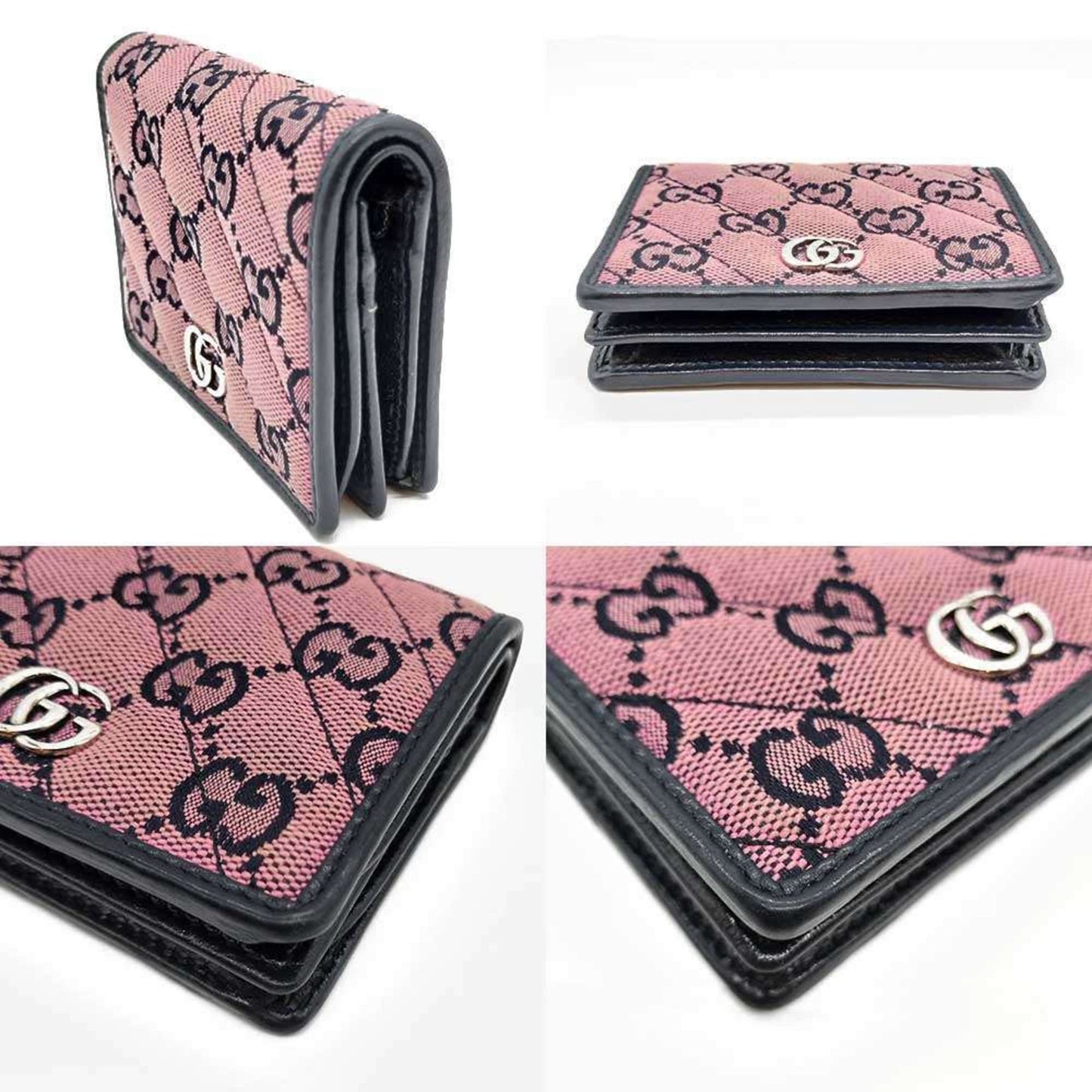 Leather - Gucci Wallet (Bi-Fold) Gg Canvas