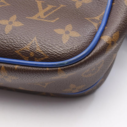 Louis Vuitton S-Lock Messenger Handbag In Coated Canvas And Leather With Monogram Macassar