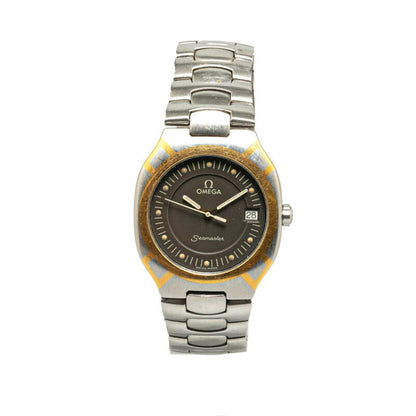 Omega Seamaster Polaris Watch Quartz Grey Dial Stainless Steel