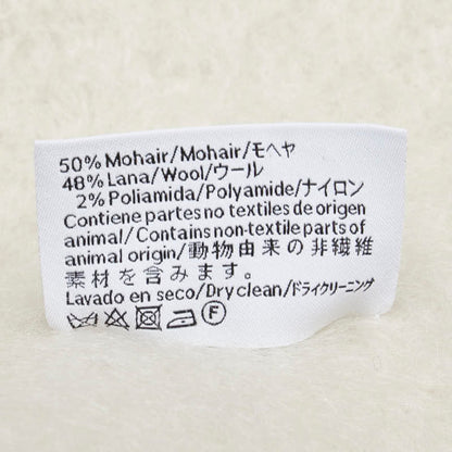Loewe Anagram Scarf In White Wool