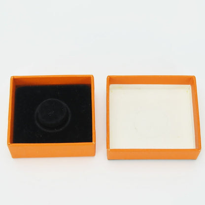 Hermes Scarf Ring Chaine D'Ancre Metal Silver Accessory