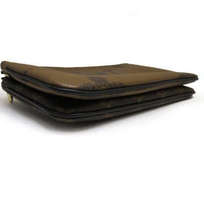 Louis Vuitton Monogram Giant Double Zip Pochette M69203 Reverse Shoulder Bag Pouch
