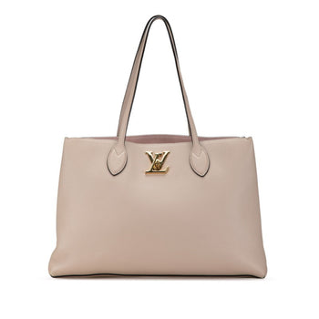 Louis Vuitton Rock Me Tote Bag Shoulder M57346 Greige Leather
