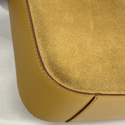 Gucci Shoulder Bag 001 3812 Suede Brown