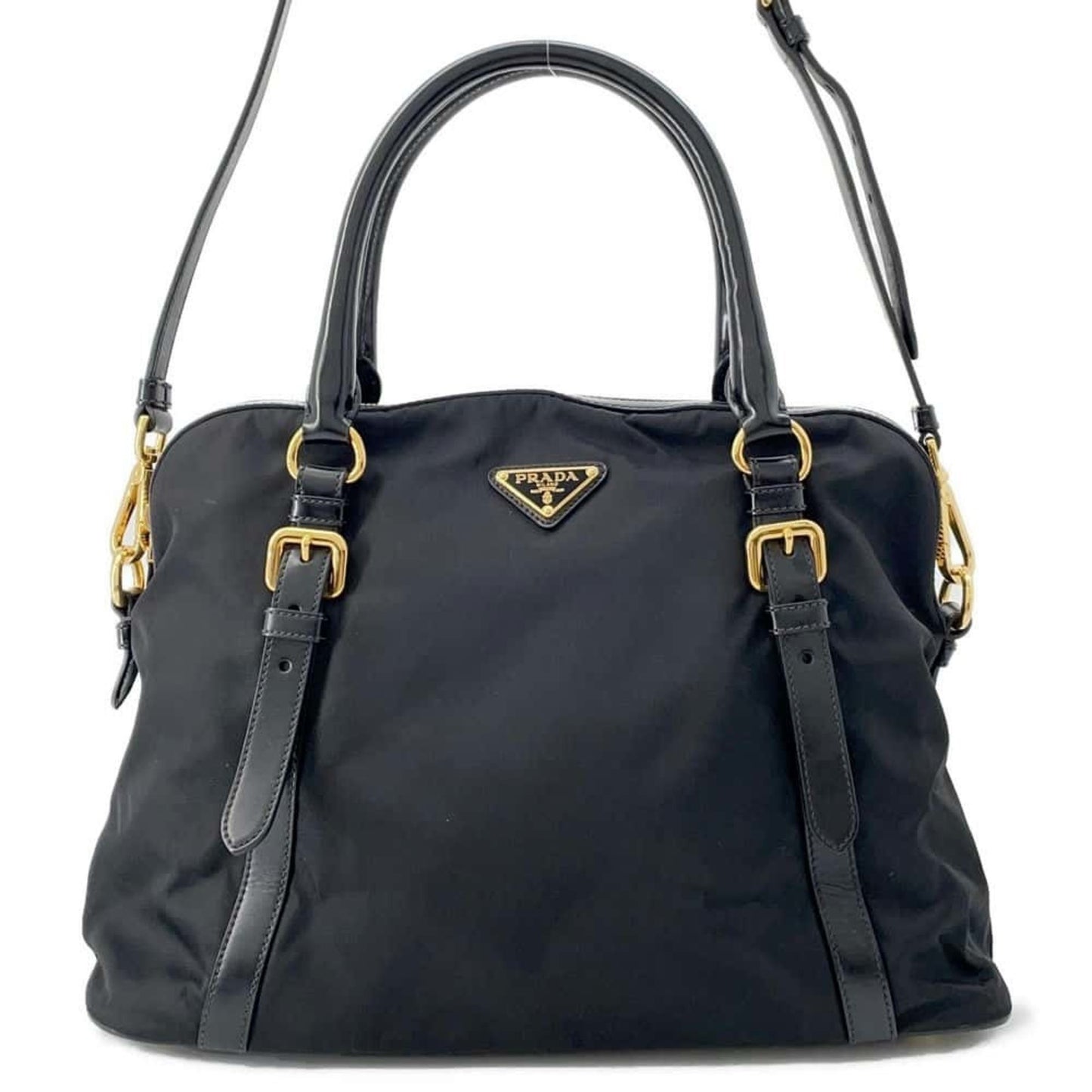 Prada Handbag Nylon 1Bb013 Prada 2Way Bag Black