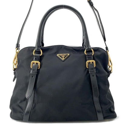 Prada Handbag Nylon 1Bb013 Prada 2Way Bag Black