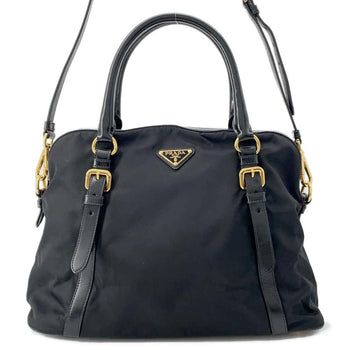 Prada Handbag Nylon 1Bb013 Prada 2Way Bag Black