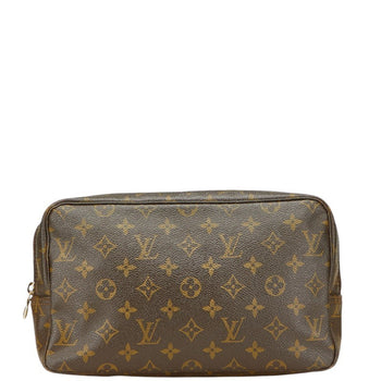 Louis Vuitton Monogram True Toilet 28 Second Bag/Clutch Bag M47522 Brown