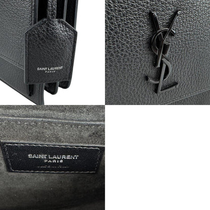 Saint Laurent Shoulder Bag In Black Leather For Women