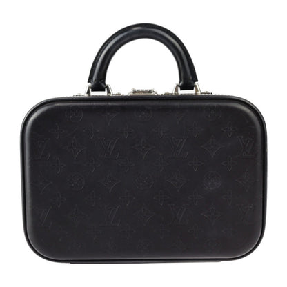 Louis Vuitton Louis Vuitton Valisette Pm Monogram Glace Handbag M92235 Leather Black Mini Trunk