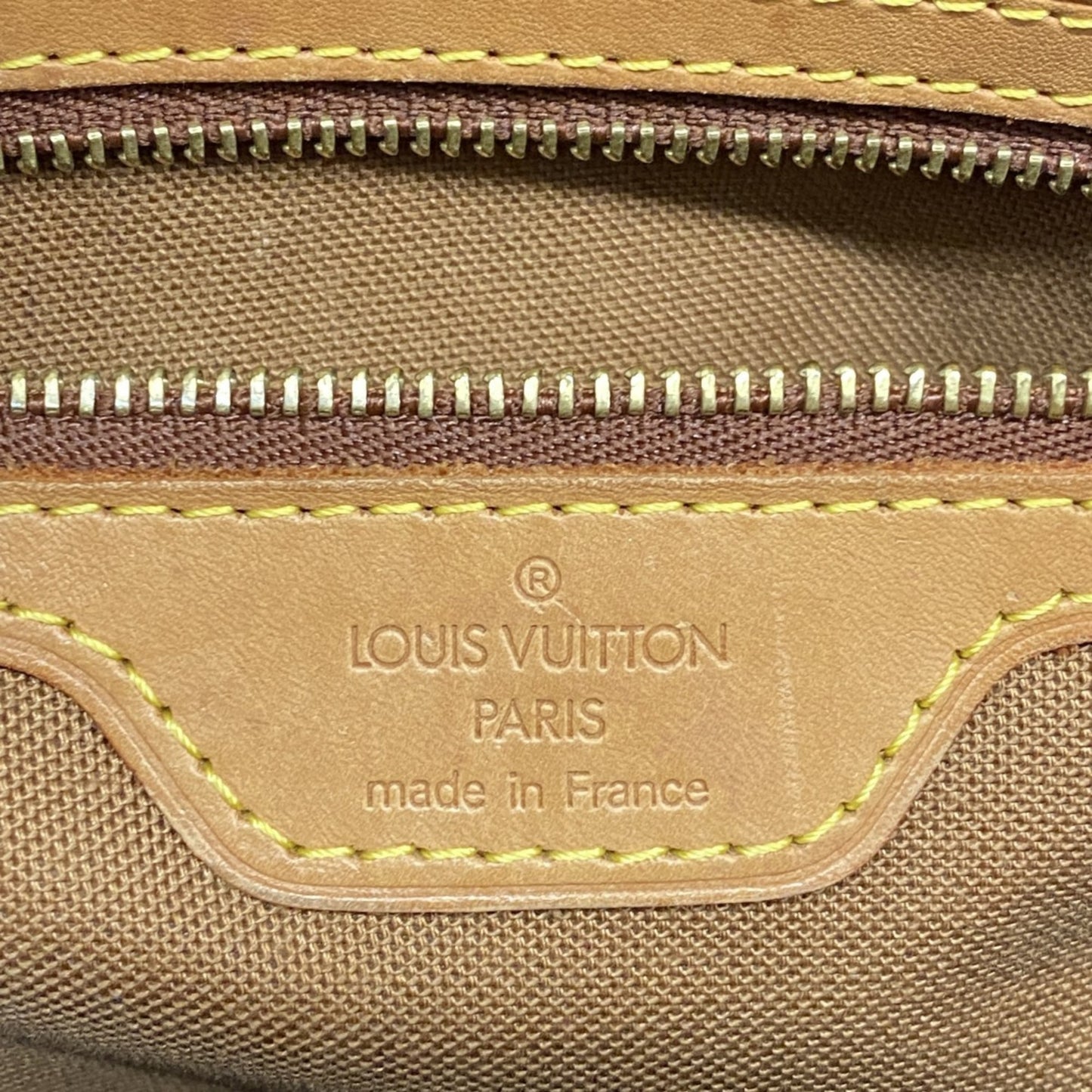 Louis Vuitton Monogram Cabas Piano Tote Bag M51148 Brown