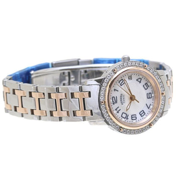 Hermes Clipper Nacr Classic Bezel Diamond Cp1.222.212 4970 035323Ww00