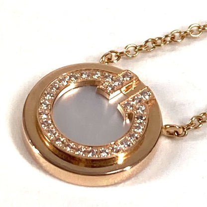 Tiffany & Co. 64026801 Tiffany T Diamond Mother-Of-Pearl Circle Pendant Chain Necklace